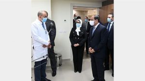 رئيس الجمهورية يفتتح المجمع الطبي المتكامل بالإسماعيلية