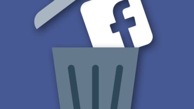حذف حساب الفيس بوك نهائيا