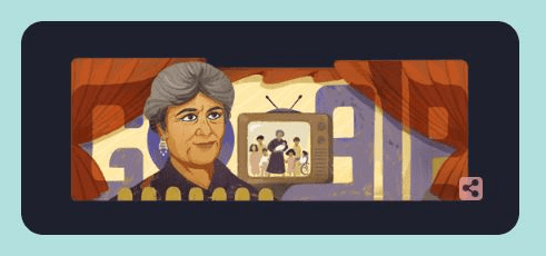 جوجل تحتفل بذكرى ميلاد كريمة مختار 