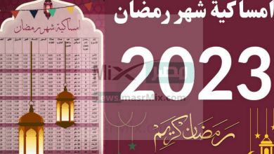 مواقيت الصلاة فى رمضان -امسكاية رمضان 2023
