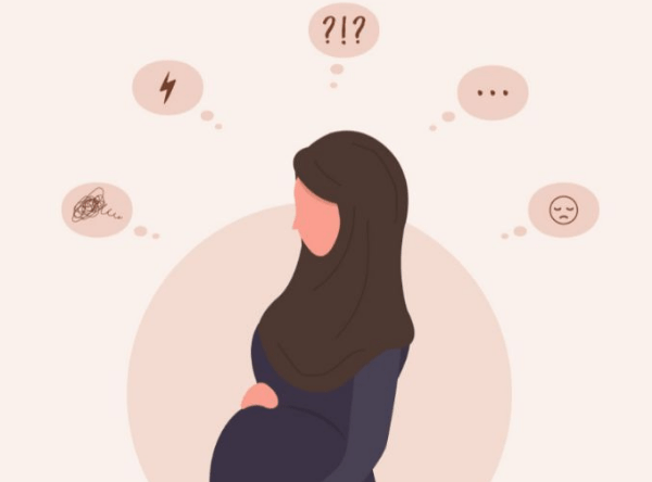 أعراض الحمل في الأشهر الأربعة الأولى 