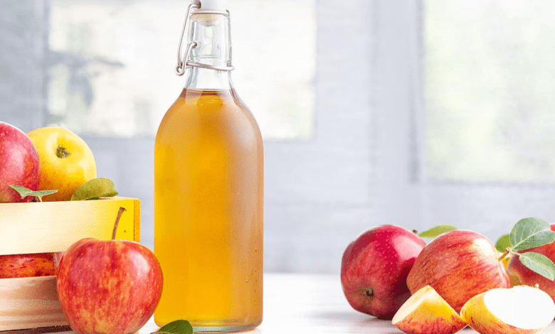 طريقة استخدام خل التفاح للقولون