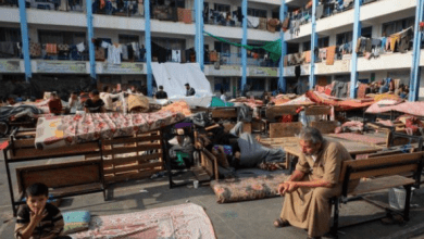 الاوضاع المعيشية لنازحو غزة في رفح