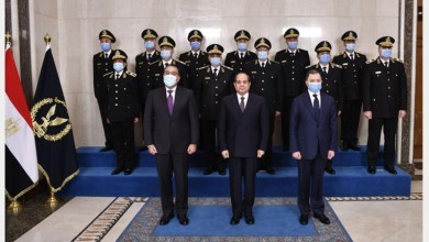 Präsident Sisi kommt zur Polizeiakademie, um an der Feier zum 72. Jahrestag teilzunehmen