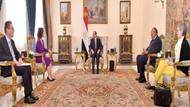 وزيرة خارجية ألمانيا تشيد بدور مصر المحورى فى دعم الفلسطينيين بغزة