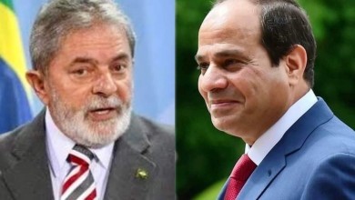 Cumbre egipcio-brasileña entre el presidente Sisi y Lula da Silva hoy en el Palacio Federal